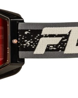 Fly Racing Zone Snow Goggle Black/Grey Red Mirror Lens