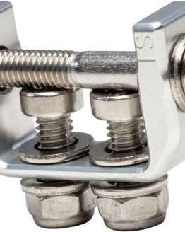 Axia Flat Surface Mounting Clamp Chrome Universal