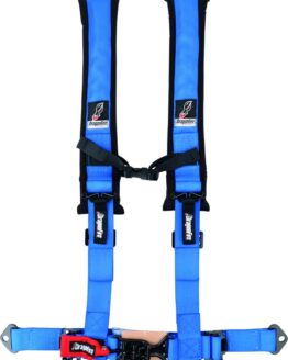 DragonFire Racing 4-Point H-Style Harness Blue 2in Buckle