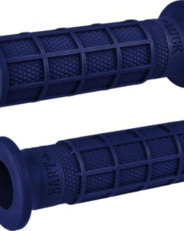 ODI Hart-Luck Full-Waffle Slip-On Grips Blue 1in V-Twin