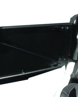 DragonFire UTV Door Kit Black w/ Lock-Down Hinges Fits Polaris RZR XP 1000 14-22