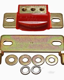 Transmission Mount - GM Short - Red by Energy Suspension