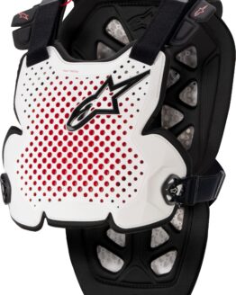 A-1 Chest Protector White/Black/Red XL/2X For Protective Use