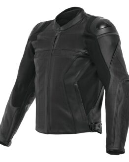Dainese Men's Racing 4 Perforated Leather Jacket Black Size 52