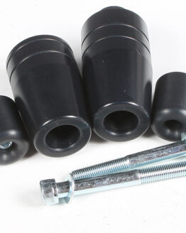 Black No Cut Complete Frame Slider Kit w/ Bar Sliders & Spools