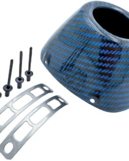 FMF Factory 4.1 Carbon End Cap Blue Carbon