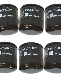 HF554 Oil Filter - Black - 6 Pack