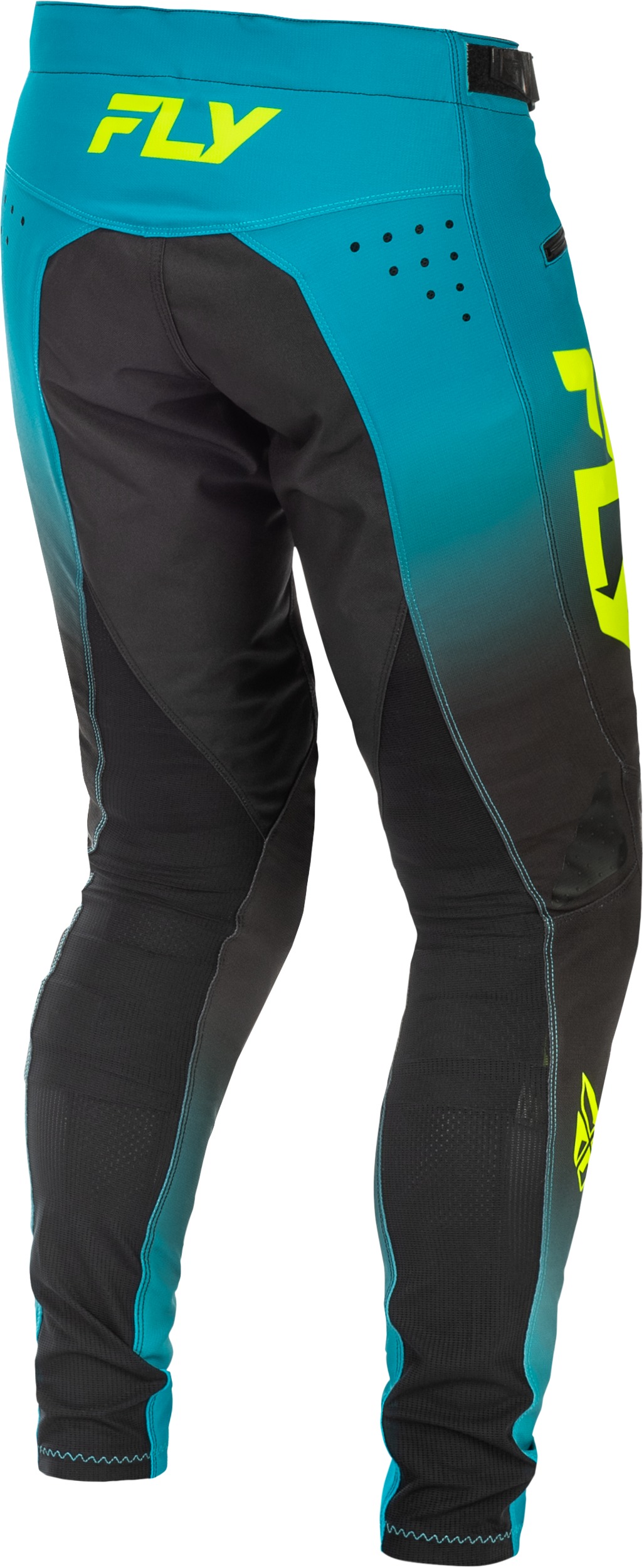 Fly Racing Rayce Bicycle Pants Teal/Black/Lime Men's 30 - Image 4