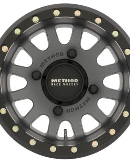 Method 401 15x7 Beadlock Wheel Titanium/Black 4x156