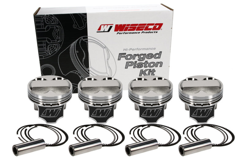 Wiseco 84.5mm +2cc Dome Strutted Piston Kit Fits Acura/Honda B16A - Image 5