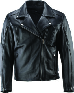 Kuryakyn Ironclad Classic Leather Jacket Black Large Men's