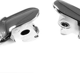 Chrome Vortex Custom Brake & Clutch Levers Set