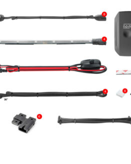 XK Glow Strip Million Color Smartphone LED Light Kit 8 Pod 4 Strip