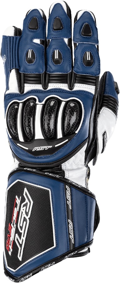 RST Tractech EVO 4 CE Gloves Blue/White/Black Small - Image 5