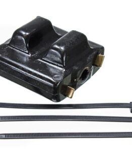 Gm Clamshell Motor Mnt 3 Hole - Black