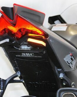 New Rage Cycles Fender Eliminator Kit Black Fits 21-24 Aprilia RSV4