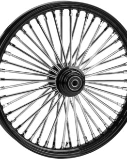 HardDrive 48-Spoke Black Front Wheel 26x3.5 in. Flat Hub 25mm Axle