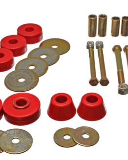 Energy Suspension Chevy Pickup Body Mounts - Red
