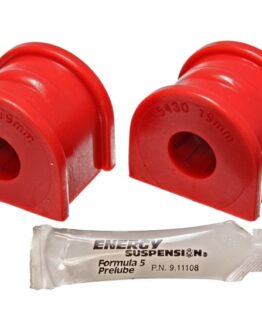 97-04 Chevy Corvette Red 19mm Rear Sway Bar Bushing Set - Reuse OE Brackets