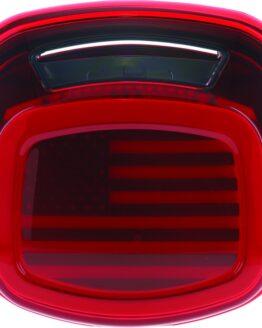 Kuryakyn Freedom Taillight Red Lens with License Light