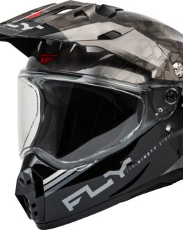 Fly Racing Trekker Kryptek Conceal Helmet Black/Grey/White Medium