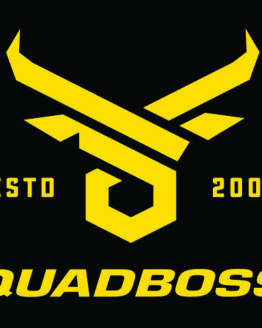 QuadBoss 3x5 Pole Flag Yellow/Black