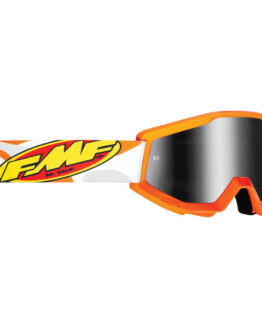 Youth PowerCore Goggles Orange/Gray Assault w/ Silver Mirror Lens