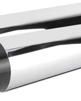 Comp-S Chrome Slip On Exhaust Black Cap