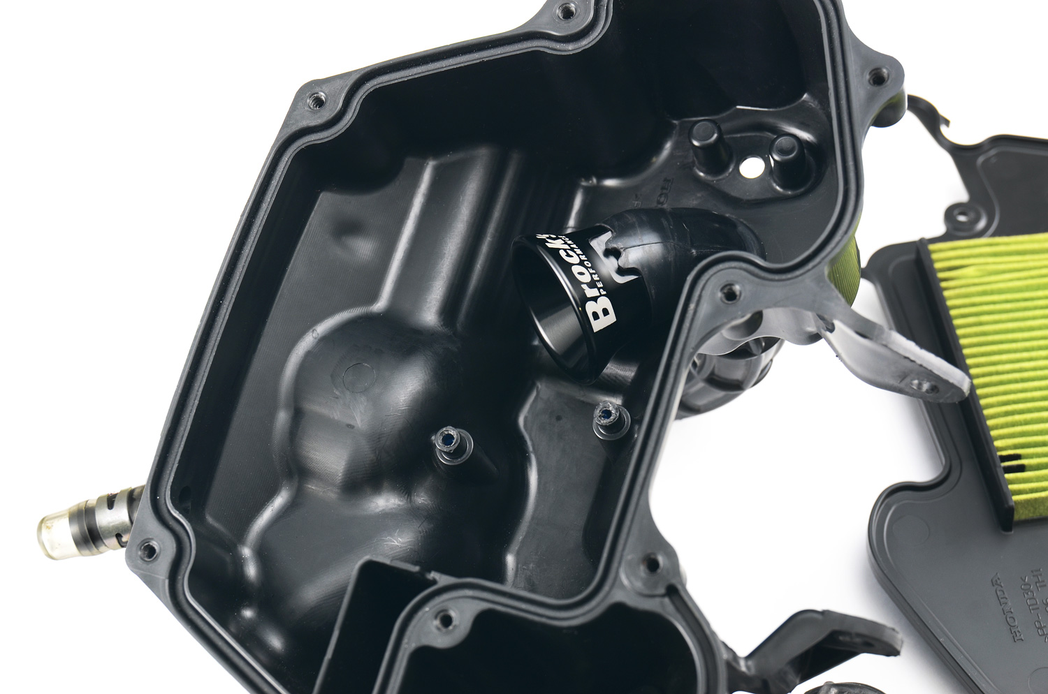 Brock's Billet Velocity Stack Black Anodized Aluminum Fits 14-17 Honda Grom - Image 3