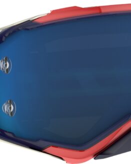 Scott Prospect Retro Goggles Red/White Blue Chrome Lens