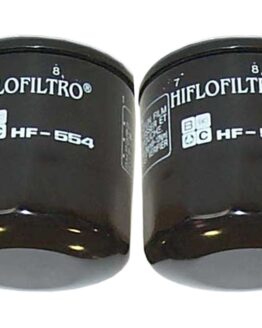 HF554 Oil Filter - Black - 2 Pack