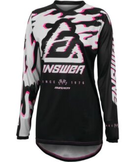 23.5 Syncron Meltdown Jersey Black/Magenta/Grey Womens - 2XL