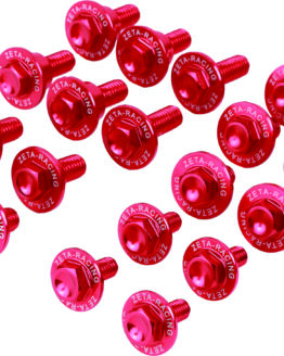 ZETA Aluminum Body Bolt Kit Red For Honda CRF250L/M/LA 2013-2020