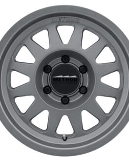 MR704 17x8.5 0mm Offset 6x135 87mm CB Matte Titanium Wheel