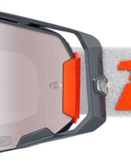 100 Percent Armega Hiper Goggle Silver Mirror Silver Lens