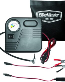 BikeMaster Mini Air Compressor w/ SAE Plug & Alligator Clips