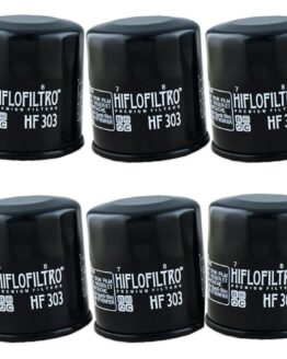 HF303 Oil Filter - Black - 6 Pack
