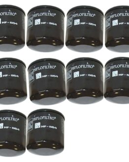 HF554 Oil Filter - Black - 10 Pack