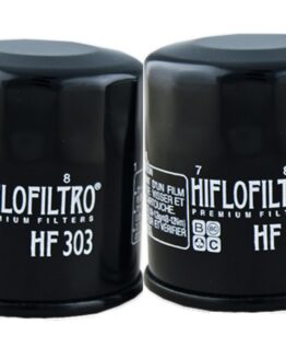 HF303 Oil Filter - Black - 2 Pack