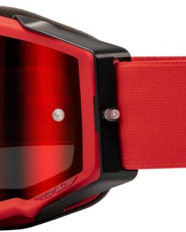 Fly Racing Zone Pro Goggle Red with Red Mirror/Smoke Lens