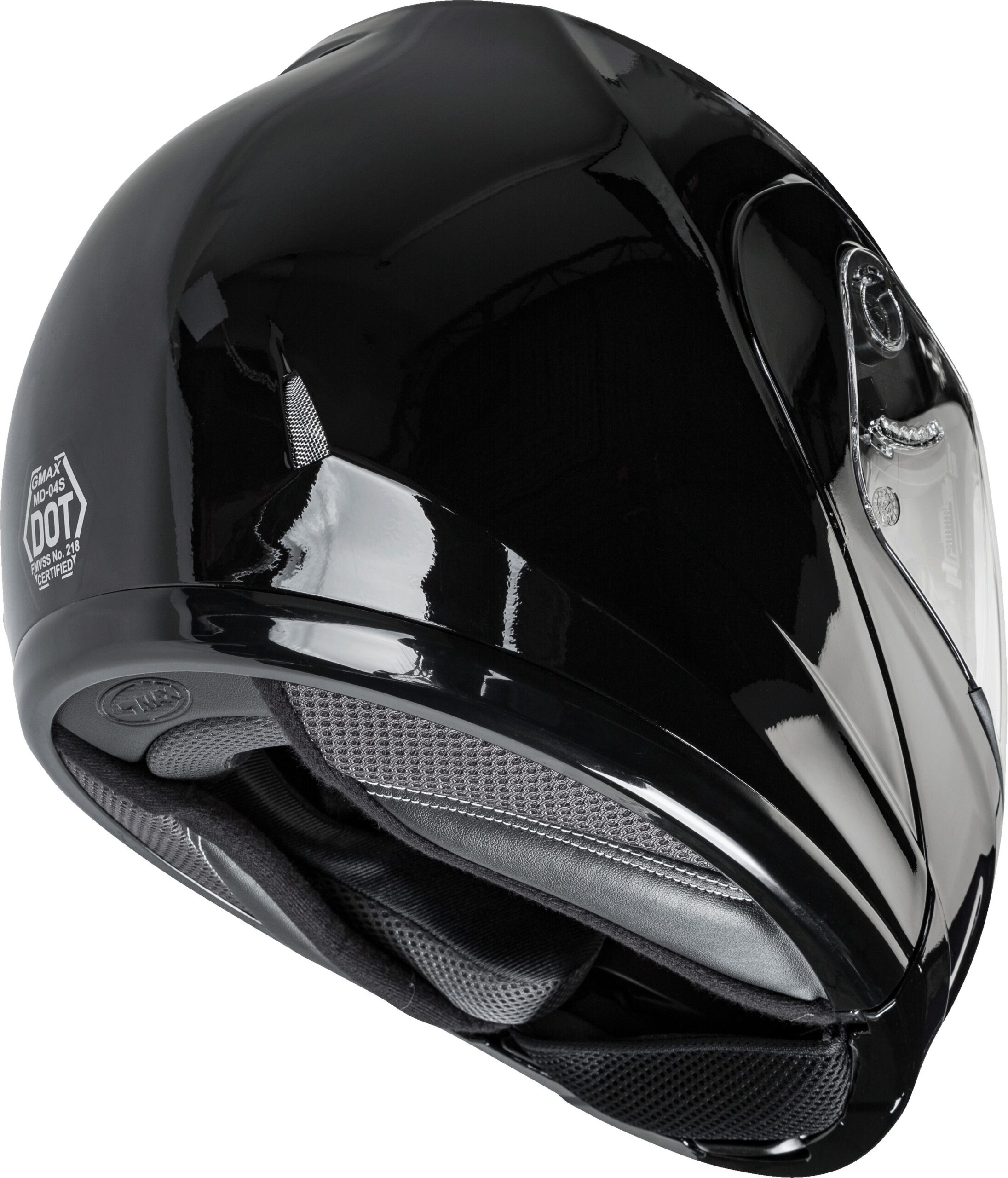 GMAX MD-04 Modular Helmet Black Small - Image 4