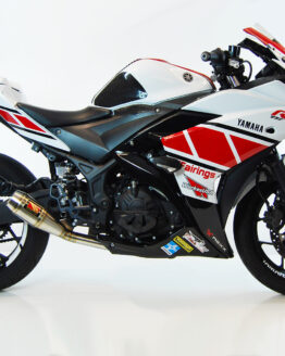 Competition Werkes Slip-On Exhaust Stainless Steel Silver Fits 15-24 Yamaha R3