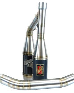 Black Center Dual GP Slip On Exhaust