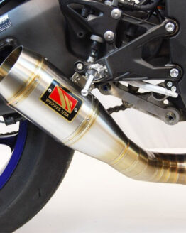 Competition Werkes GP Slip On Exhaust Silver Fits 15-22 Yamaha R1