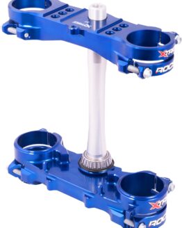 XTRIG Rocs Tech Triple Clamps Blue 25mm Fits Yamaha