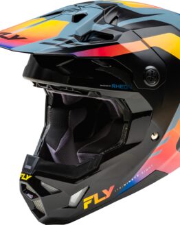 Fly Formula CP Krypton Helmet Grey/Black/Electric Fade 2X ECE/DOT