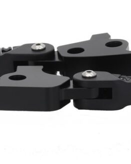 FLO Motorsports MX Style Adjustable Lever Set Black For 08-13 Harley FLH/FLT