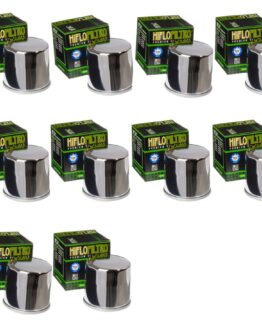 HF204C Oil Filter - Chrome - 10 Pack