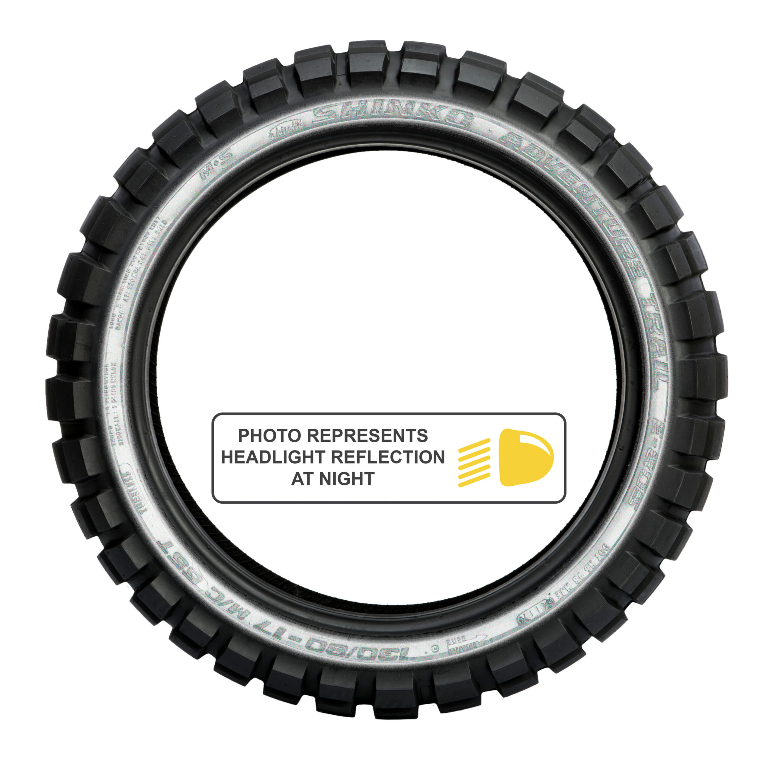 E805 Reflector Tire 150/70B18 70Q BELTED BIAS Rear Adventure Trail Series - Image 5