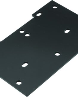 QuadBoss UTV Winch Mount Black Fits 16-22 Polaris General 1000